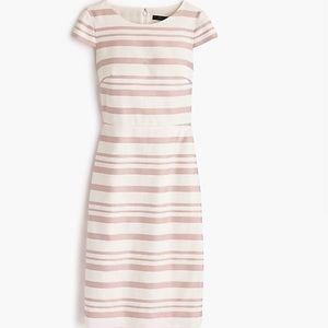 J. Crew double-stripe cap-sleeve dresses. Size 0.